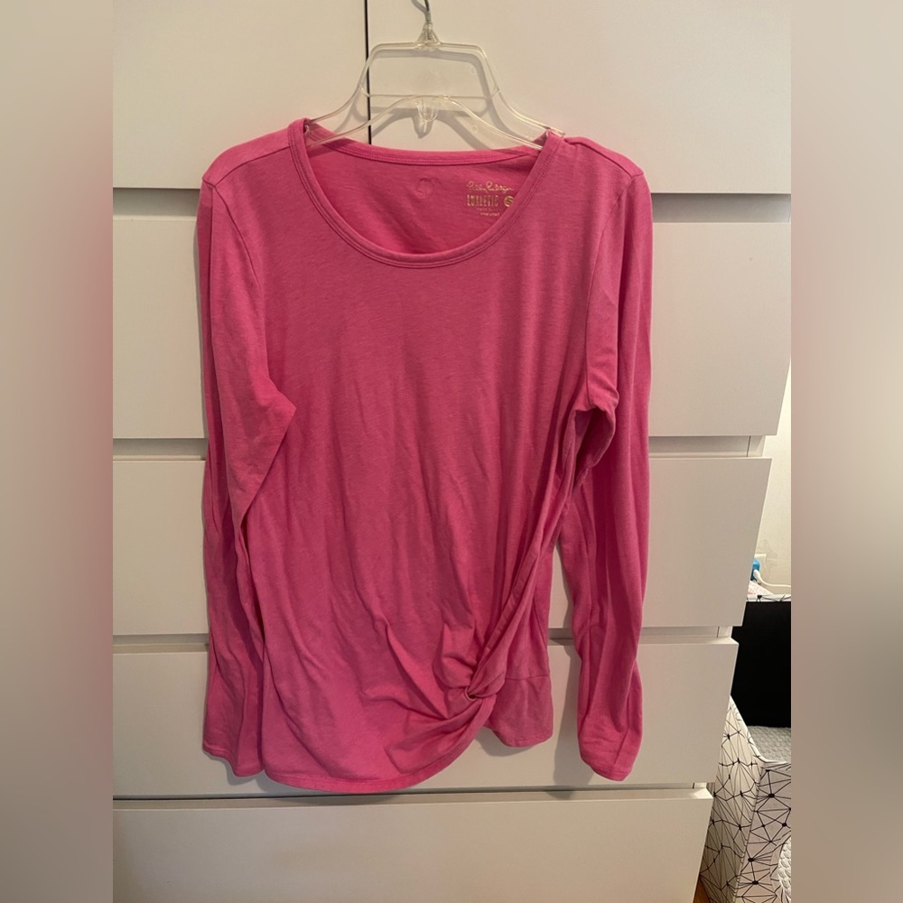 Luxletic Tarina Active Tee Shirt Long Sleeve Top Pink